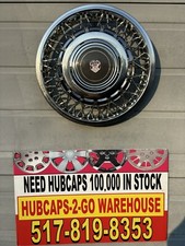 1985-86 Oldsmobile Ninety Eight Tornado Fwd Spoked 14” Used Hubcap 1 Oem Rare picture