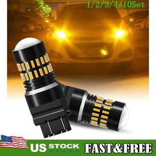 3157 3457 4057 LED Amber Turn Signal Blinker Corner Light Lamp 3757A 1~10Set picture