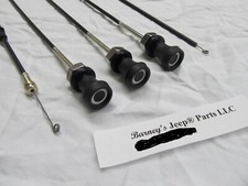 FITS 1978 - 1986 JEEP CJ HEATER CONTROL 5 PIECE CABLE SET USA MADE VERY NICE picture
