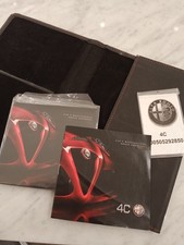Alfa Romeo 4C Launch Edition folder + instructions manual CD DVD RARE NO RESERVE picture