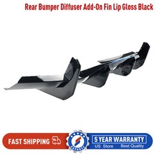 For Chevrolet Corvette C8 Stingray 20+Real Carbon Fiber Rear Bumper Diffuser Lip picture