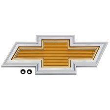 Grille Emblem Bowtie Gold/Chrome Chevrolet C10 1981-1982 picture
