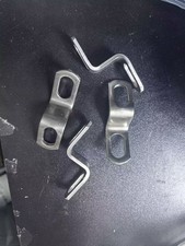 Universal Motorcycle Exhaust Muffler Pipe Z Type Mounting Clamp Bracket Hanging picture