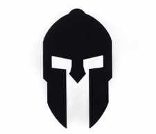 Powder Coated Steel Spartan Trailer Hitch Cover / Insert ( Black ) picture