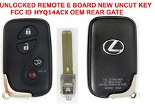 UNLOCKED OEM LEXUS RX350 GX460 SMART REMOTE UNCUT KEY GNE 271451-5290 HYQ14ACX picture