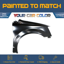 For 2008-2016 CHRYSLER TOWN & COUNTRY, Right Fender;  w/o SL Hole Painted picture