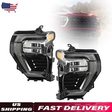 LH + RH LED Headlight Assembly For 2024 2025 2026 Chevy Silverado 2500 3500 HD picture