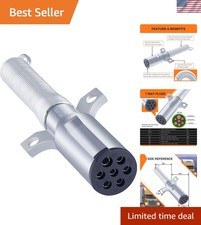 Durable 7-Way Replacement Trailer Plug for Semi Truck - Effortless Installation picture