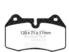 For 1994-1998 Lamborghini Diablo Brake Pad Set Front EBC 46246CSTW 1995 1996 picture