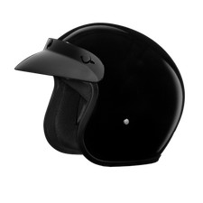 Daytona Helmets D.O.T. Daytona Cruiser Jr.- Hi-Gloss Black picture