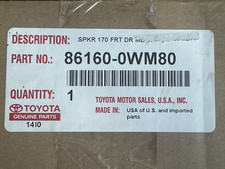 NEW LEXUS  MARK LEVINSON 86160-0W1M80 IS350 IS250 FRONT SPEAKER # 1  861600WM80 picture