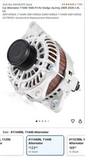 160A Alternator Dodge Journey 2.4L L4 2009-2020 4801490AA 4801490AD 11440N picture