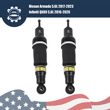 Pair Rear Suspension Shock Absorbers for Infiniti QX56 2011-2013 QX80 2014-2023 picture