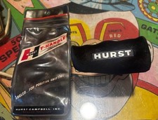 Hurst NOS Black Flocked T-handle with Original Bag picture
