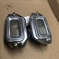 1954-55 Buick License Lamp Light Assembly’s Pair Lot F picture