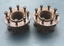 PAIR 1994-1999 Dodge Ram 3500 Front Axle Dually Wheel Spacer Plates Dual Adapter picture