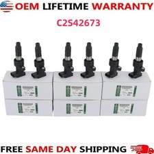 Genuine C2S42673 1999-2010 Jaguar X-Type S-Type 3.0L 6 x Ignition Coils US Stock picture