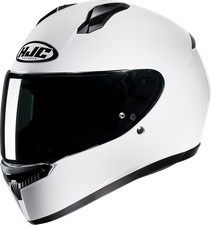 HJC C10 Solid White Helmet Medium Polycarbonate Shell FP54EUS5XWHV picture