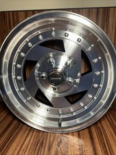 RARE SET (2) VINTAGE CRAGAR ALUMINUM SAWBLADE WHEELS (180-5712) 41.5mm By 20mm picture