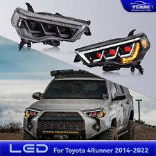 Pair Red Devil Eye LED Headlight For Toyota 4Runner 2014-2022 Head Lamp Assembly picture