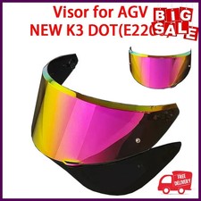 Helmet Visor for NEW AGV K3 (E2206) Motorcycle Helmet Lens Glass Windshield Shie picture
