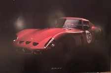 Ferrari 250 GTO Rare Version Orig Car Poster Extremely Rare Own It picture