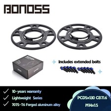 BONOSS 7075-T6 5x130 Hub Centric Wheel Spacers for Porsche 911 Cayenne Front 7mm picture