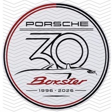 Porsche Boxster 30th Anniversary Decal/Sticker Standard Print 986 987 981 718 picture