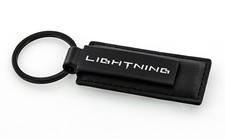 Ford Lightning SVT Black Leather Key Chain * Ships Worldwide & FREE to the USA picture