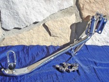 KCInt Chrome Kickstand Sidestand Kit Stock Length for Harley and Custom Softails picture