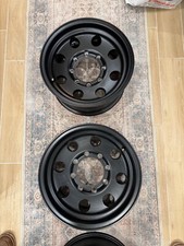 16 Inch Wheels Rims - Black - American Racing Baja - AR172 16x8 8 Lug picture