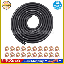 1/4 Inch ID Fuel Line Hose 10Ft + 20 Hose Clamps for Small Gas Engines-Free Ship picture
