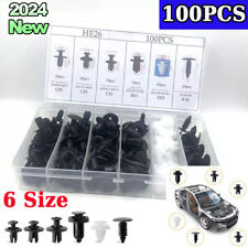 100pcs Set Plastic Rivets Fastener Fender Bumper Push Clips with for Chevy picture