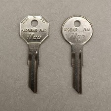 AMERICAN MOTORS 1954-1969 KEY BLANK SET Ign/Trunk AMC Rambler, NASH 1949-1957 picture