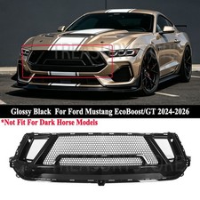 For Ford Mustang EcoBoost/GT 2024-2026 Shelby Super Snake Gloss Blk Style Grille picture