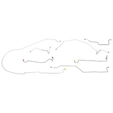 Fits 1978-79 Dodge Little Red Express D150 Complete Brake Line Kit Stainless picture
