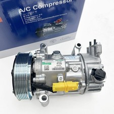New 9822826880 6PK 125MM A/C Compressor for Peugeot 207 208 308 508 2010-2016 picture
