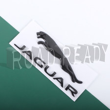 Glossy Black Rear Tailgate Badge Fits for Jaguar Letter Emblem F-TYPE E-PACE picture