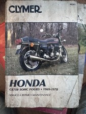 1969-1978 Honda CB750 Four CB 750 750K 750F CLYMER SERVICE & REPAIR MANUAL M341 picture
