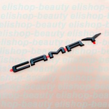NEW 2018-2026 TOYOTA CAMRY Gloss Black EMBLEM Badge OVERLAY LE XLE SE XSE awd picture