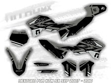 NitroMX Graphic Kit for KTM SX SXF 125 250 450 2007 2008 2009 2010 Motocross MX picture