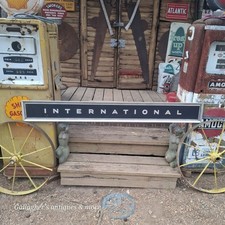 1970’s International Pickup Truck Tailgate Trim Panel Great Shape Sign Shop picture