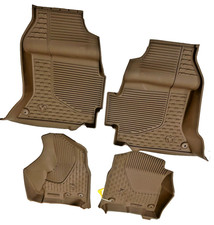 68455173AA New OEM Mopar 1st & 2nd Row Floor Mat Kit 2019-2026 Ram 2500 3500  picture