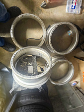 18x7 40 Hole Work Wheels Barrel. Set Of 4 picture