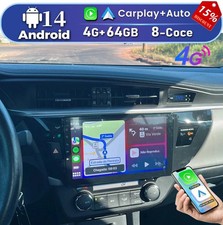 8-Core For Toyota Corolla 2014-2016 Carplay Car Stereo Radio Android 4+64GB GPS picture