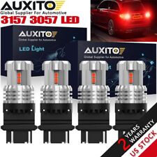 AUXITO 3157 Red LED Brake Tail Light/Parking Bulbs High Power CANBUS Error Free picture