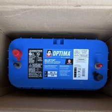 Optima Blue Top Marine Battery-NEW Never Used, Open Box. picture