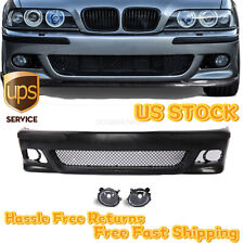 Fit 96-03 BMW E39 5Series M5 Look Replacement Front Bumper Cover Body +Fog Light picture