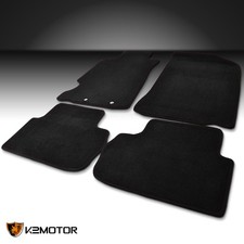 4PC Fits 2002-2006 Acura RSX DC5 R Type Carpet Floor Mats w/ Red Stitches picture