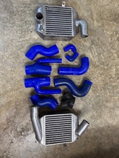 XS Power B5 S4 intercoolers and blue silicone hoses 00-02 Audi S4 2.7t picture